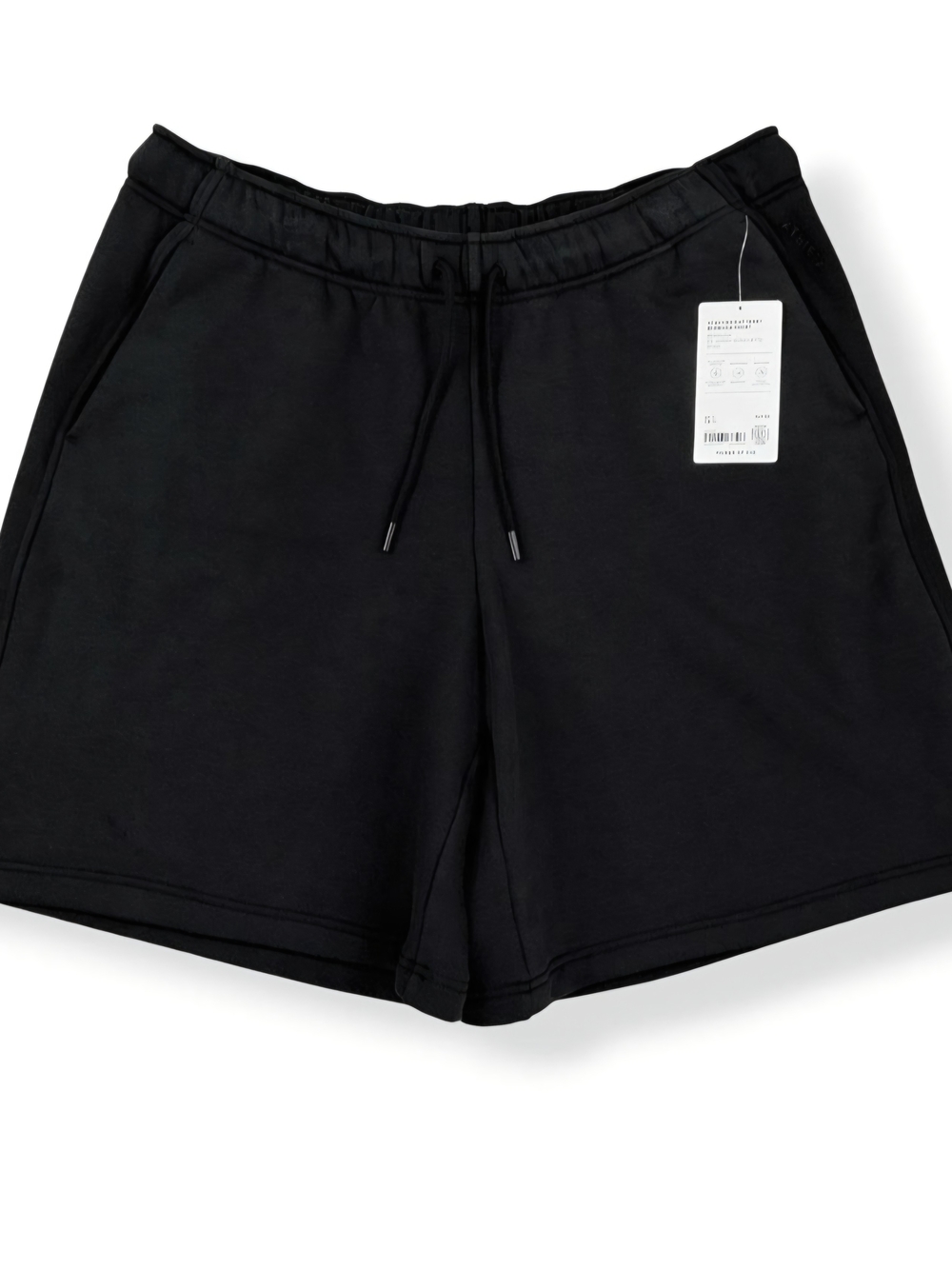 Athleta Women's Black Oversized Drawstring Lounge Shorts